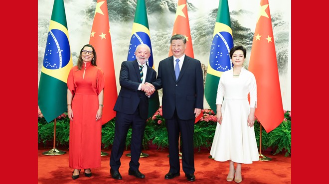 习近平同巴西总统卢拉会谈